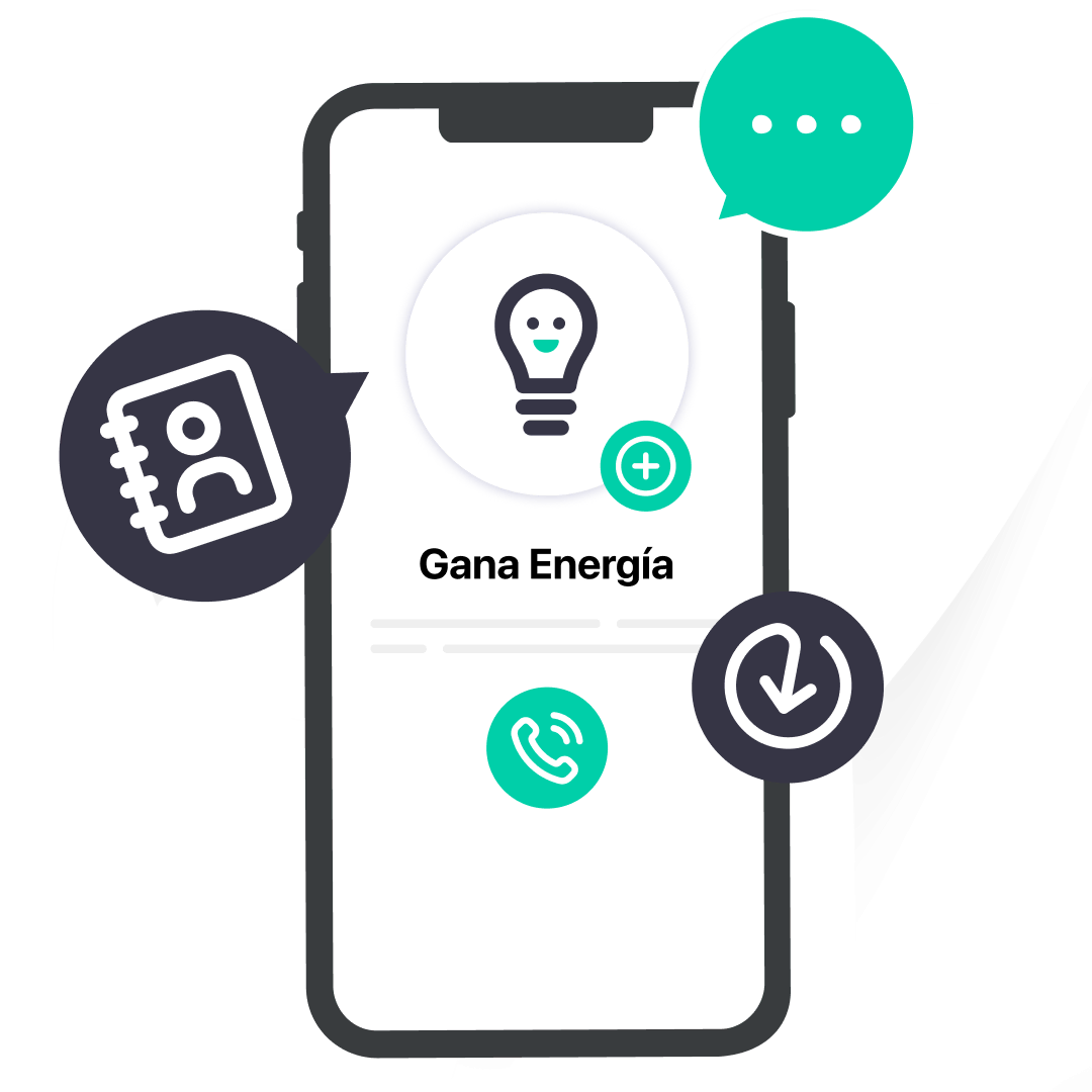 Añade el contacto de Gana Energía a tu agenda