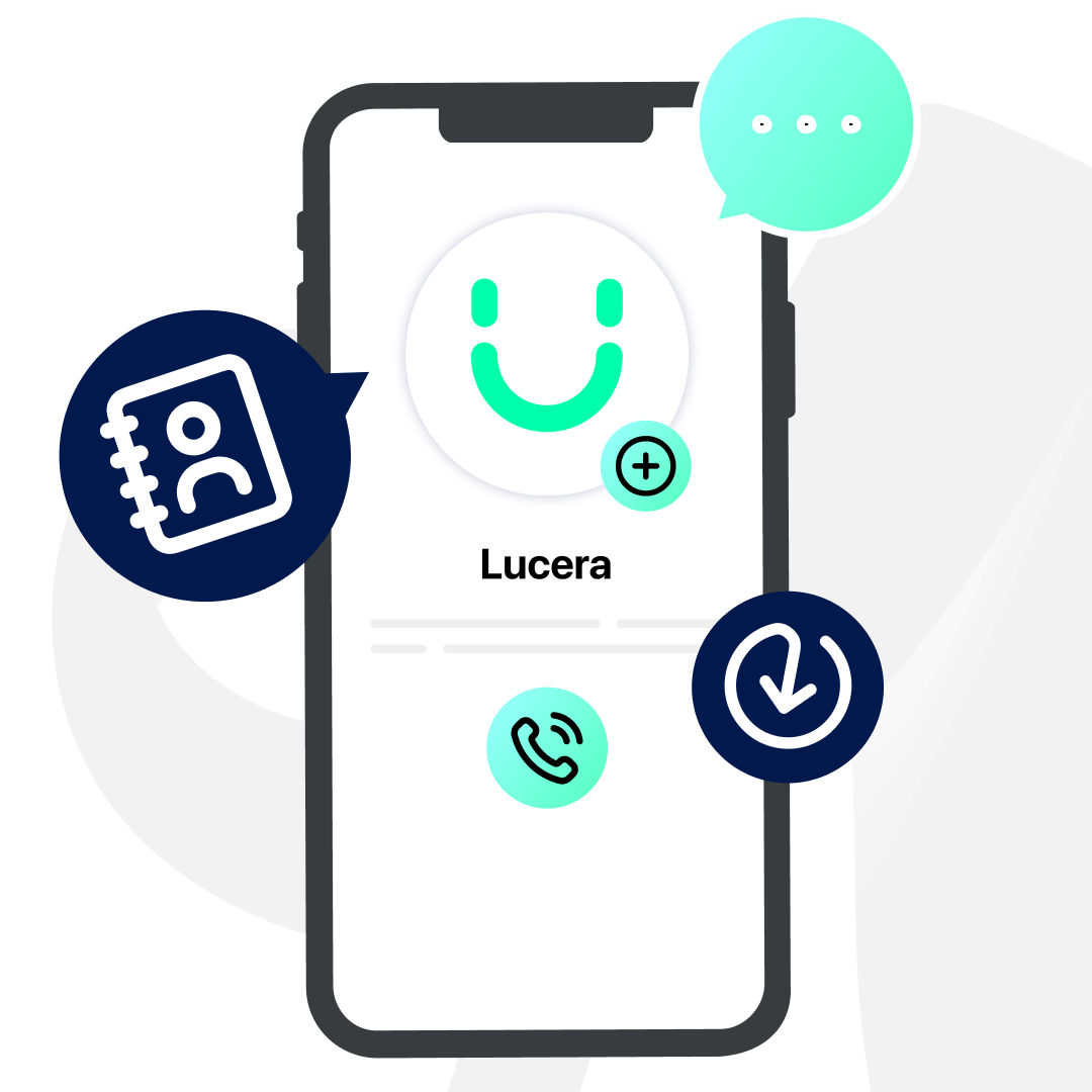 Añade el contacto de Lucera a tu agenda