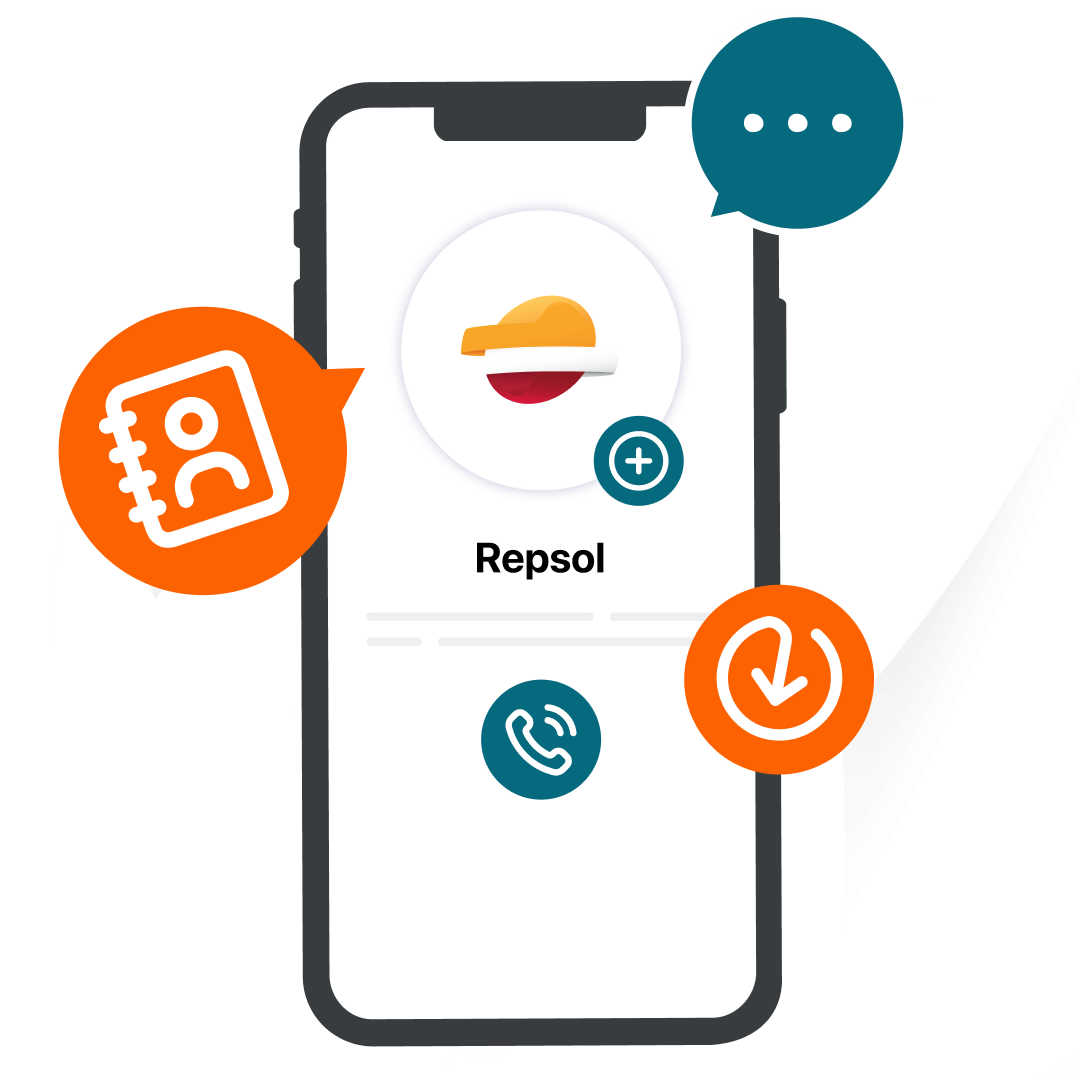 Añade el contacto de Repsol a tu agenda