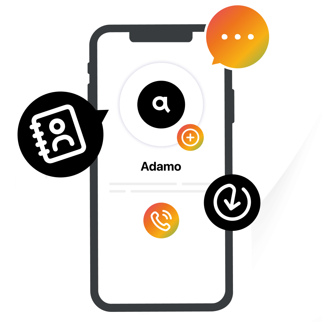 Añade el contacto de Adamo a tu agenda