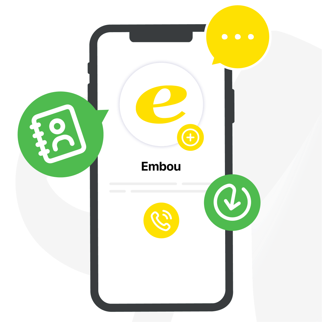 Añade el contacto de Embou a tu agenda