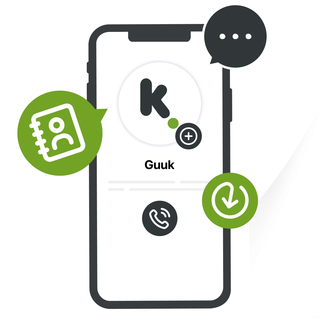 Añade el contacto de Guuk a tu agenda