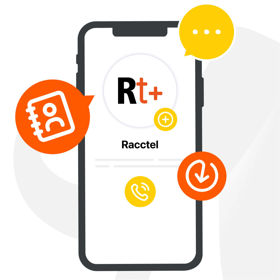 Añade el contacto de Racctel+ a tu agenda