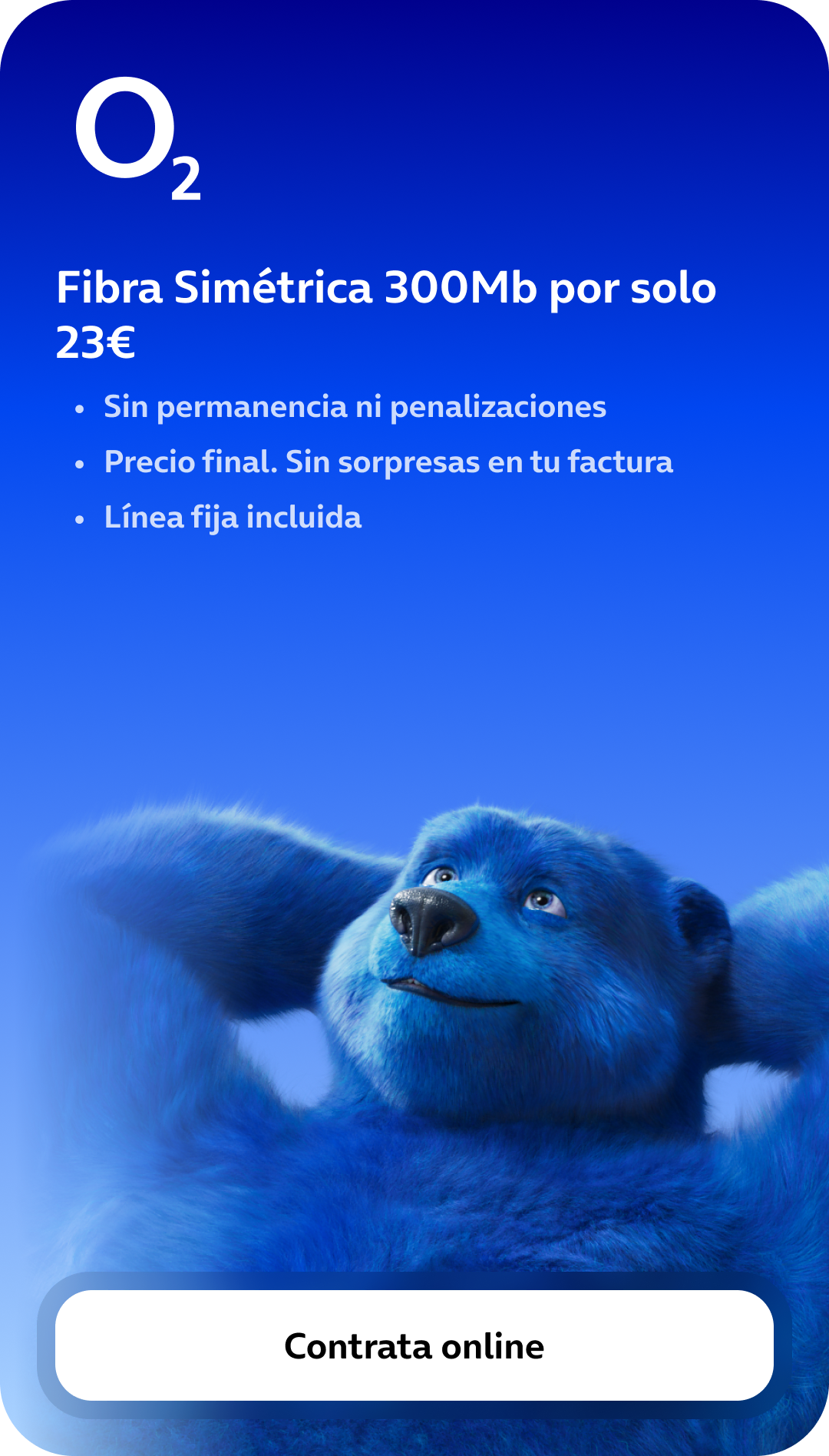 Fibra Simétrica 300Mb por solo 23€