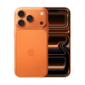 Icono del smartphone iPhone 17 pro en color naranja.