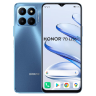 Smartphone azul con acabado metálico y cámaras traseras, icono del dispositivo Honor 70 Lite.