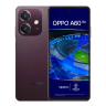 Modelo del smartphone Oppo A60 5G en color morado. Modelo del smartphone Oppo A60 5G en color morado.
