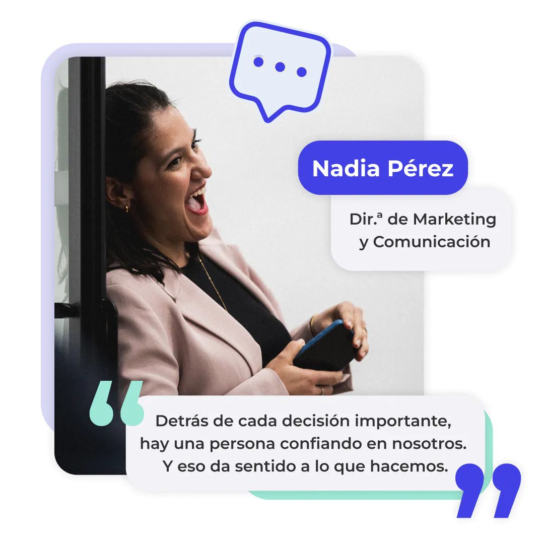 Nadia Pérez, directora de Marketing y Comunicación de Roams