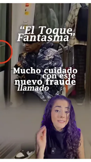 Vídeo de alerta sobre el nuevo fraude Toque Fantasma en transporte público con ladrones.