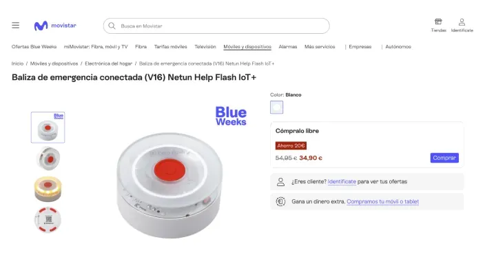 Características de la baliza V16 Fase Light: conectada con DGT 3.0, SIM IoT válida hasta 2038 y visibilidad 360º a 1 Km.