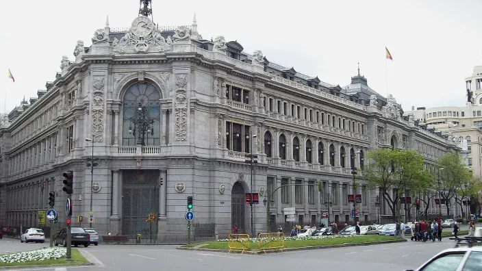 Imagen general del Banco de España en Madrid.