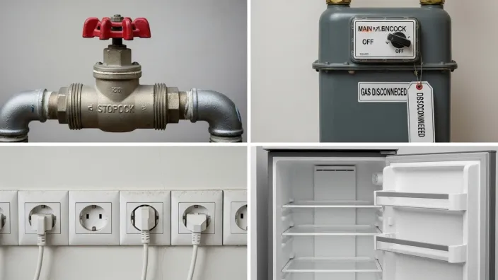 Checklist para irse de vacaciones: cerrar la llave del agua y el gas, desenchufar aparatos y vaciar la nevera