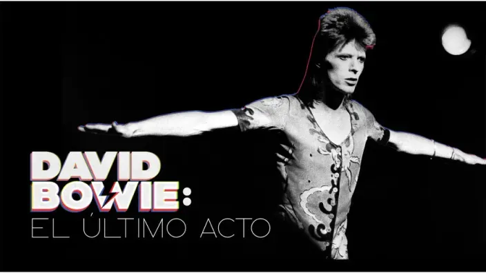 David Bowie en el cartel del documental El último acto, sobre la vida del músico británico.