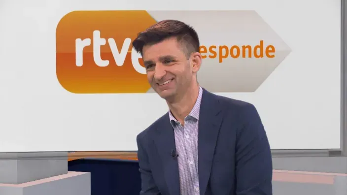 El presidente de RTVE, José Pablo López, durante una entrevista.