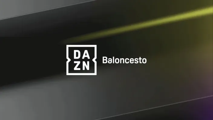 Logotipo de la plataforma de streaming deportivo DAZN. Disfruta de las mejores competiciones de baloncesto en directo.