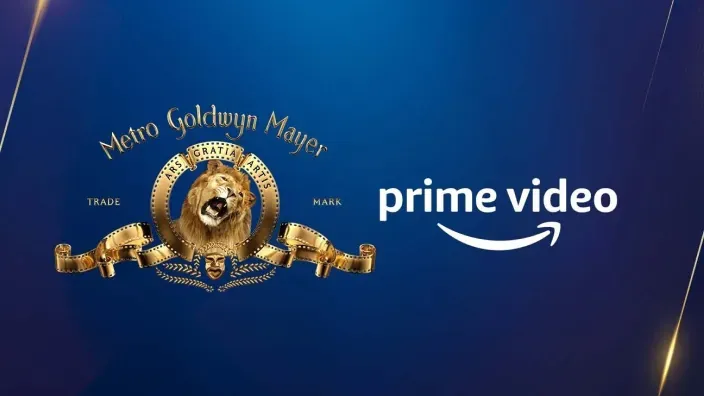 Logos de MGM y Prime Video sobre fondo azul como promoción de contenidos en Black Friday.