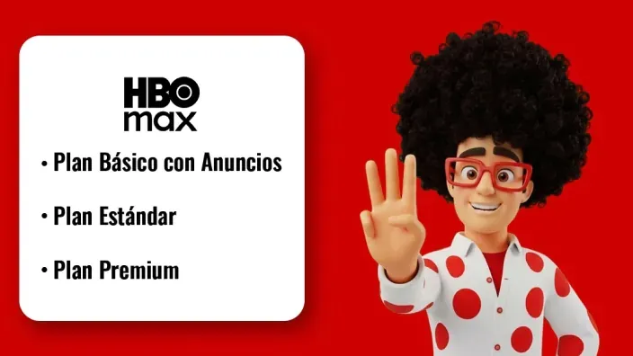 Planes de suscripción de HBO Max. Elige entre el Plan Básico con Anuncios, Estándar o Premium con Pepephone.