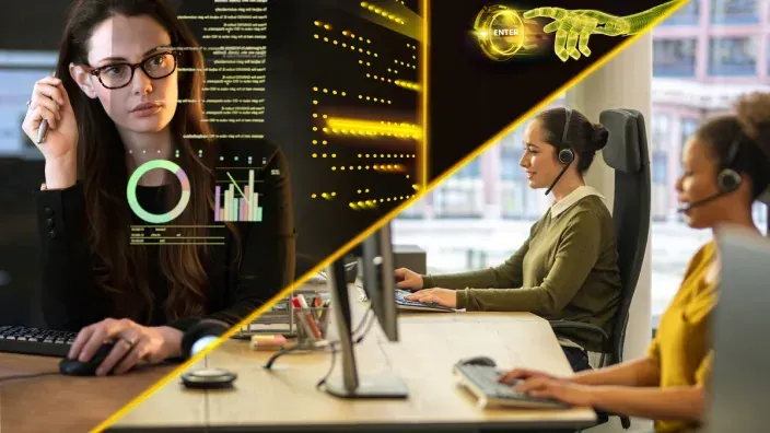 Atención al cliente de Prosegur potenciada con inteligencia artificial y análisis de datos digitales para empresas.