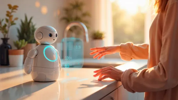 Asistente de IA personal en la cocina.