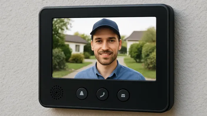 Videoportero inteligente para identificar visitantes y reforzar la seguridad del hogar.