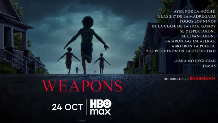 La actriz Julia Garner en una escena de la película WEAPONS.