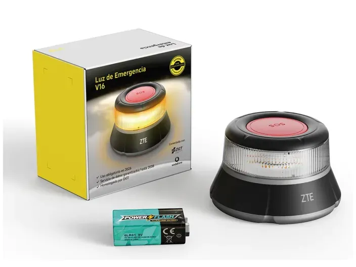 Luz de emergencia V16 conectada de ZTE.