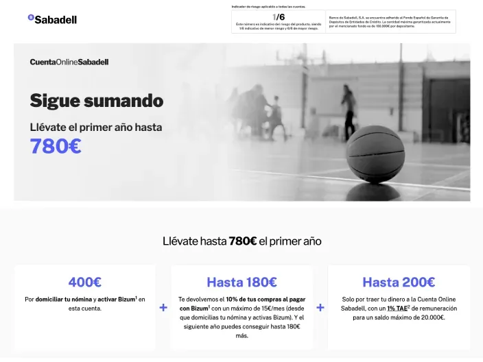 Web de ING con promoción Plan Amigo de doscientos cincuenta euros por contratar cuenta nómina y cuenta naranja.