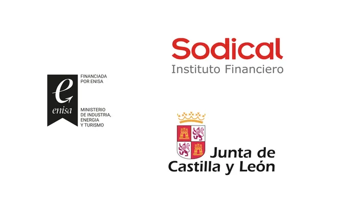 Logos de enisa, sodical y la Junta de Castilla y León