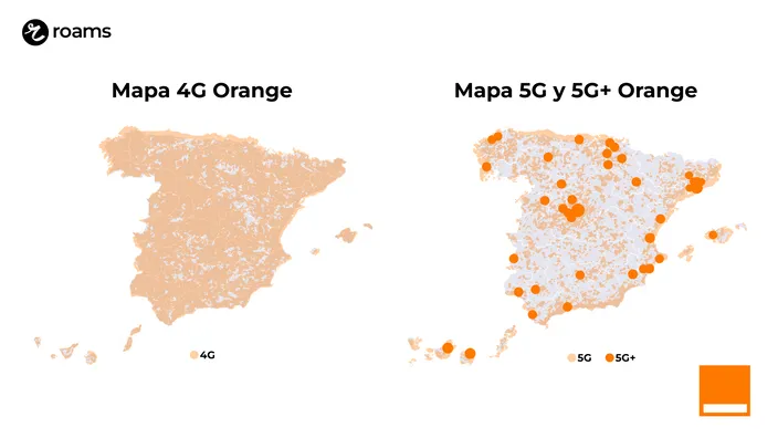 Mapa de cobertura Orange