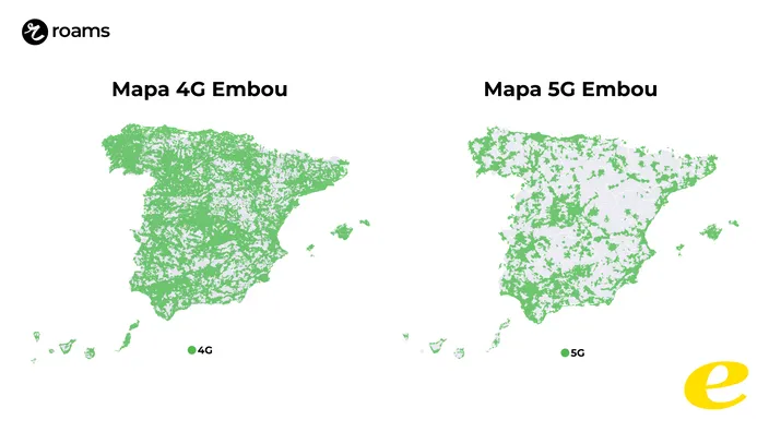 Mapa de cobertura Embou