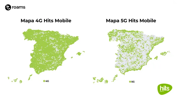 Mapa de cobertura Hits Mobile