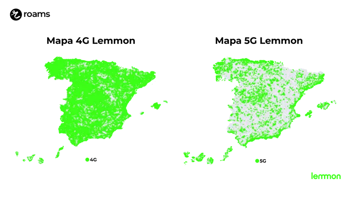 Mapa de cobertura Lemmon
