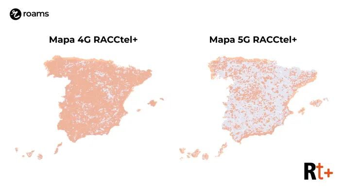 Mapa de cobertura RACCtel