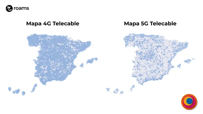 Mapa de cobertura Telecable