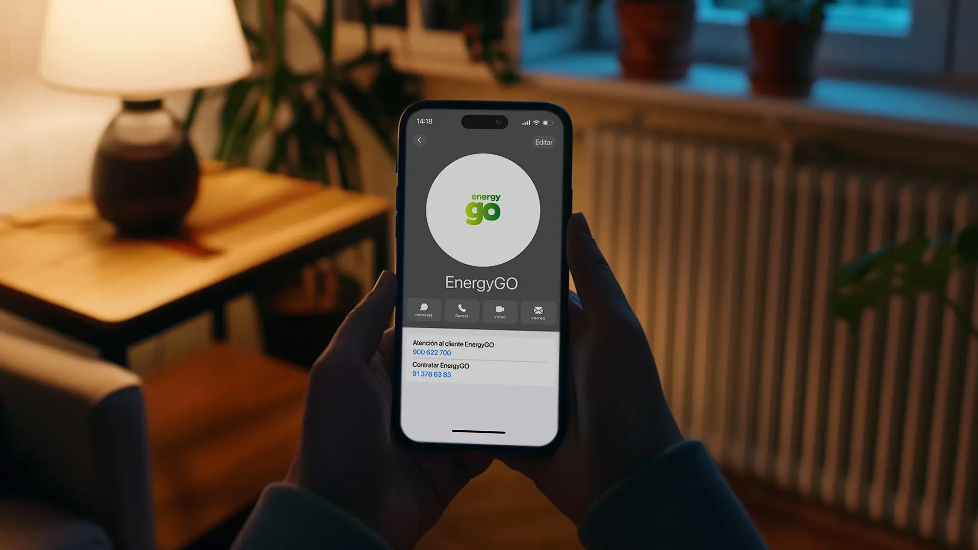 Contacto de EnergyGO con el número de atención al cliente 900 622 700, y el de contratación 91 378 63 83. Contacto de EnergyGO con el número de atención al cliente 900 622 700, y el de contratación 91 378 63 83.