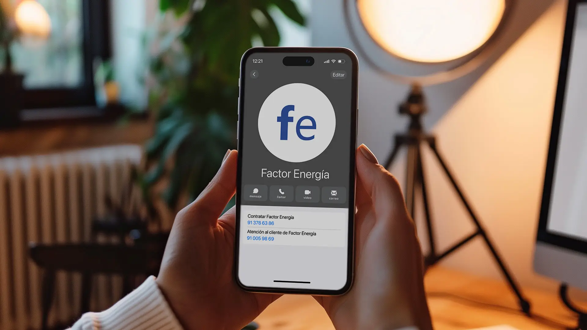 Factor Energía Teléfono