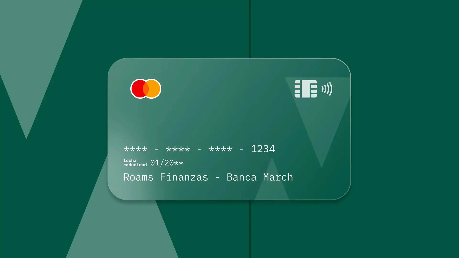 Simulación de una tarjeta de la entidad financiera Banca March creada por Roams. Simulación de una tarjeta de la entidad financiera Banca March creada por Roams.