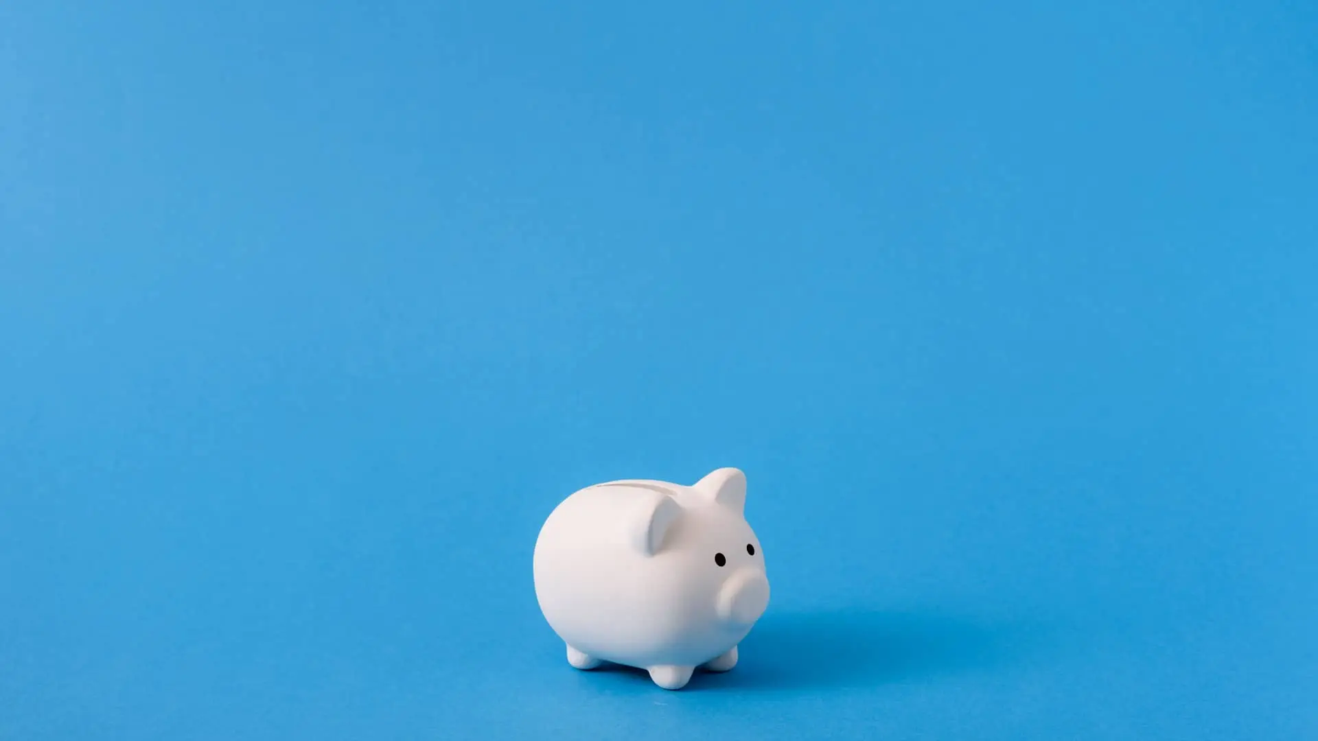Hucha de cerdito simboliza depósitos caixabank