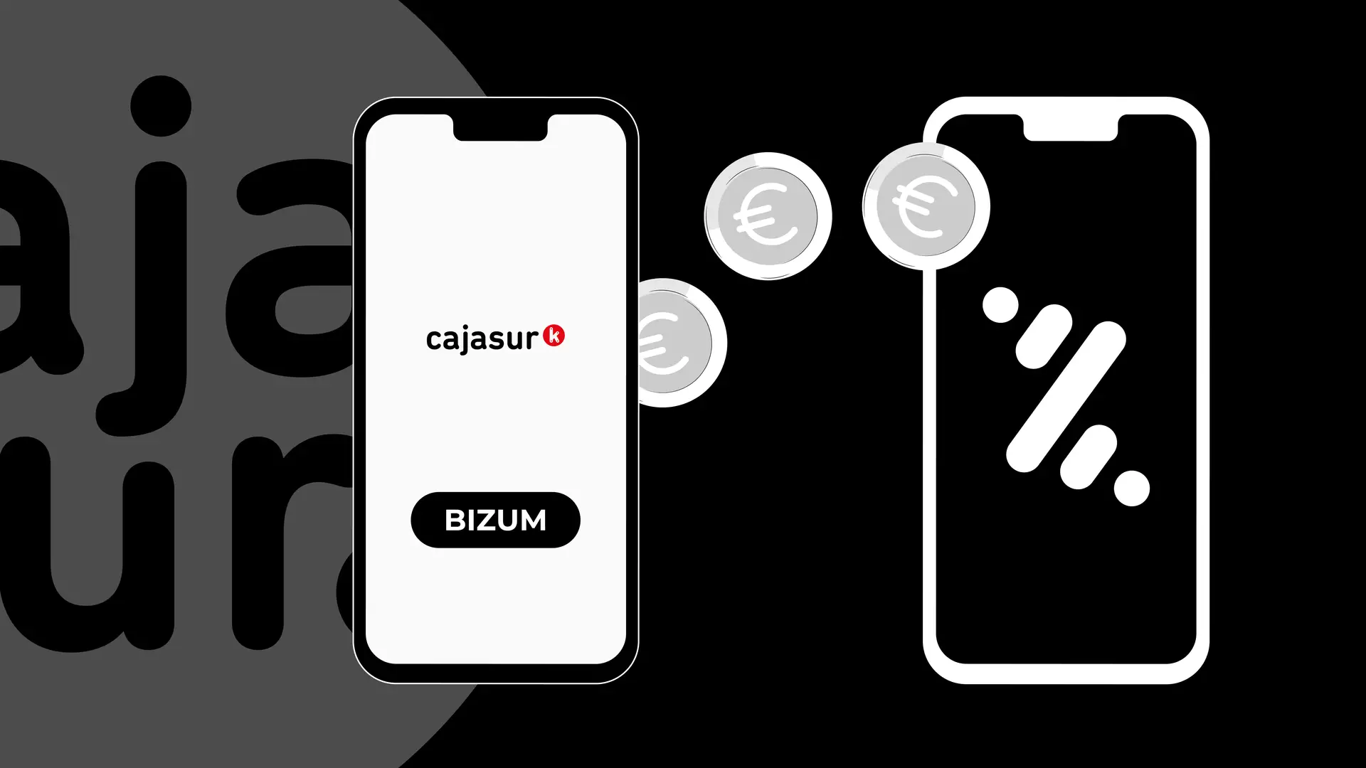 Bizum, método de pago instantáneo desde el móvil del que dispone la entidad financiera Cajasur.