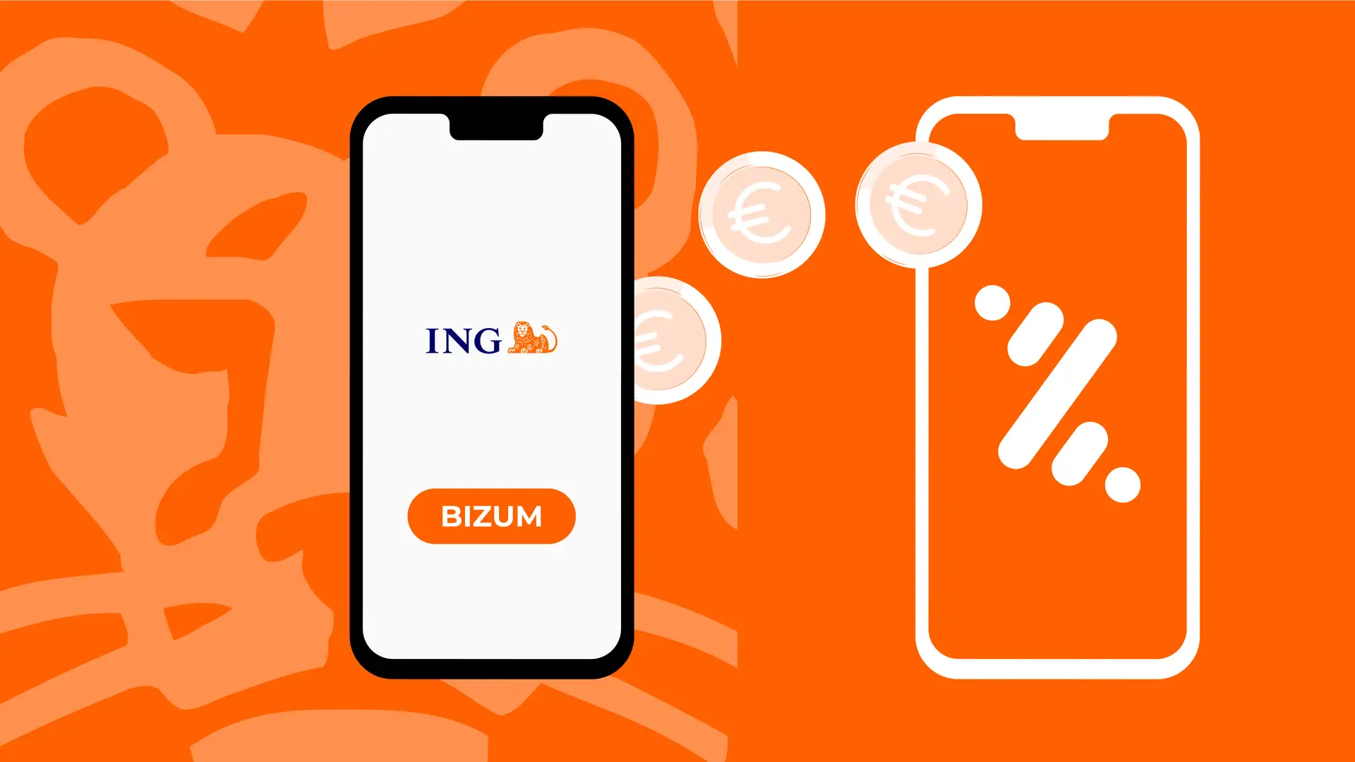 Bizum, método de pago instantáneo desde el móvil del que dispone la entidad financiera ING.