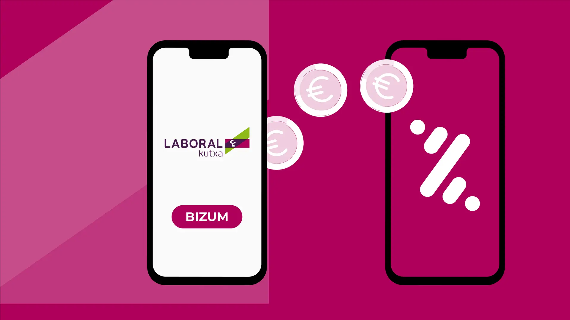 Bizum, método de pago instantáneo desde el móvil del que dispone la entidad financiera Laboral Kutxa.
