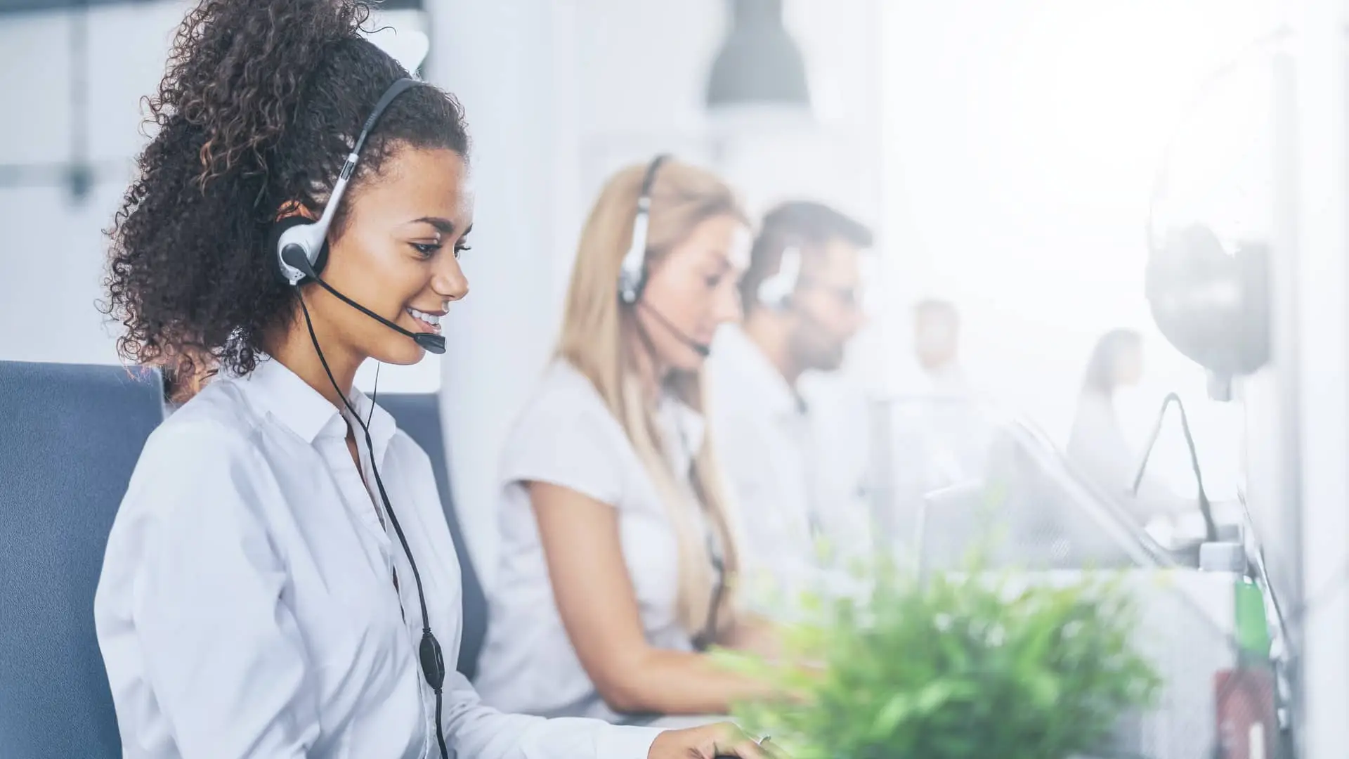 Teleoperador de atención al cliente de unicaja