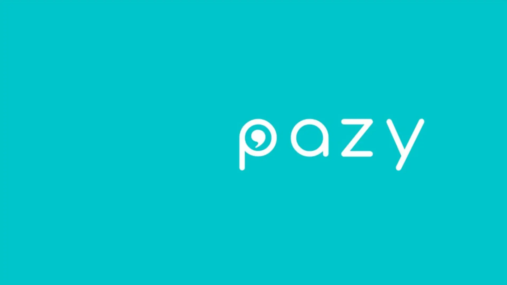 Logo de la marca de servicios funerarios Pazy, sobre un fondo de color turquesa.
Logo de la marca de servicios funerarios Pazy, sobre un fondo de color turquesa.