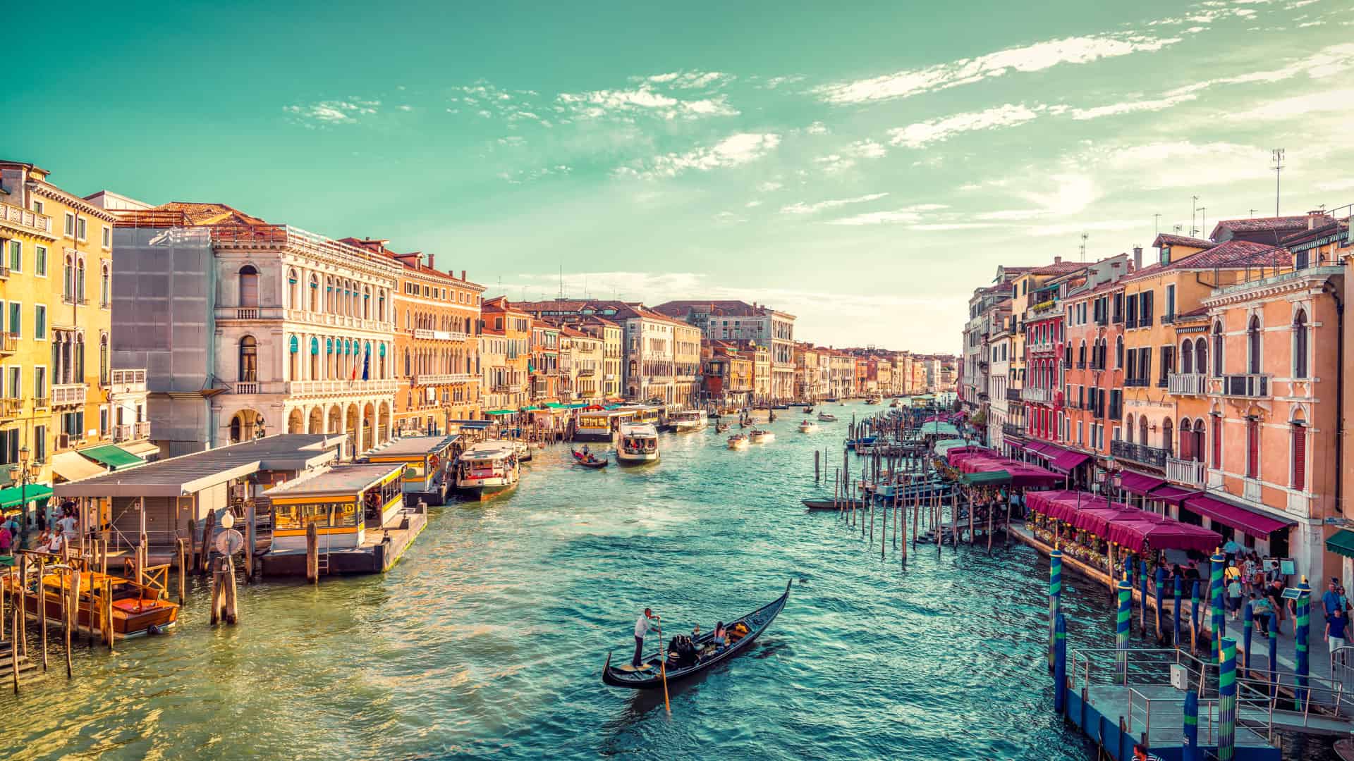 Vista del Gran Canal de Venecia.Lugar para el cual se puede contratar un seguro de viaje Vista del Gran Canal de Venecia.Lugar para el cual se puede contratar un seguro de viaje