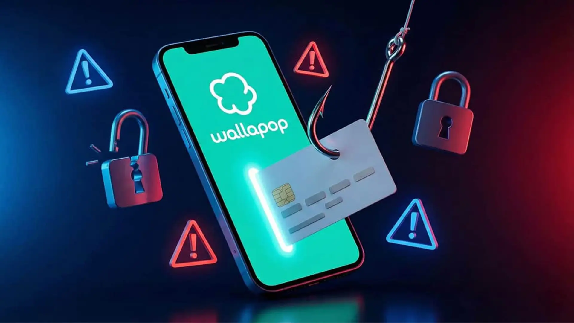 Fraude de phishing en Wallapop: un anzuelo captura los datos de una tarjeta desde la pantalla del móvil