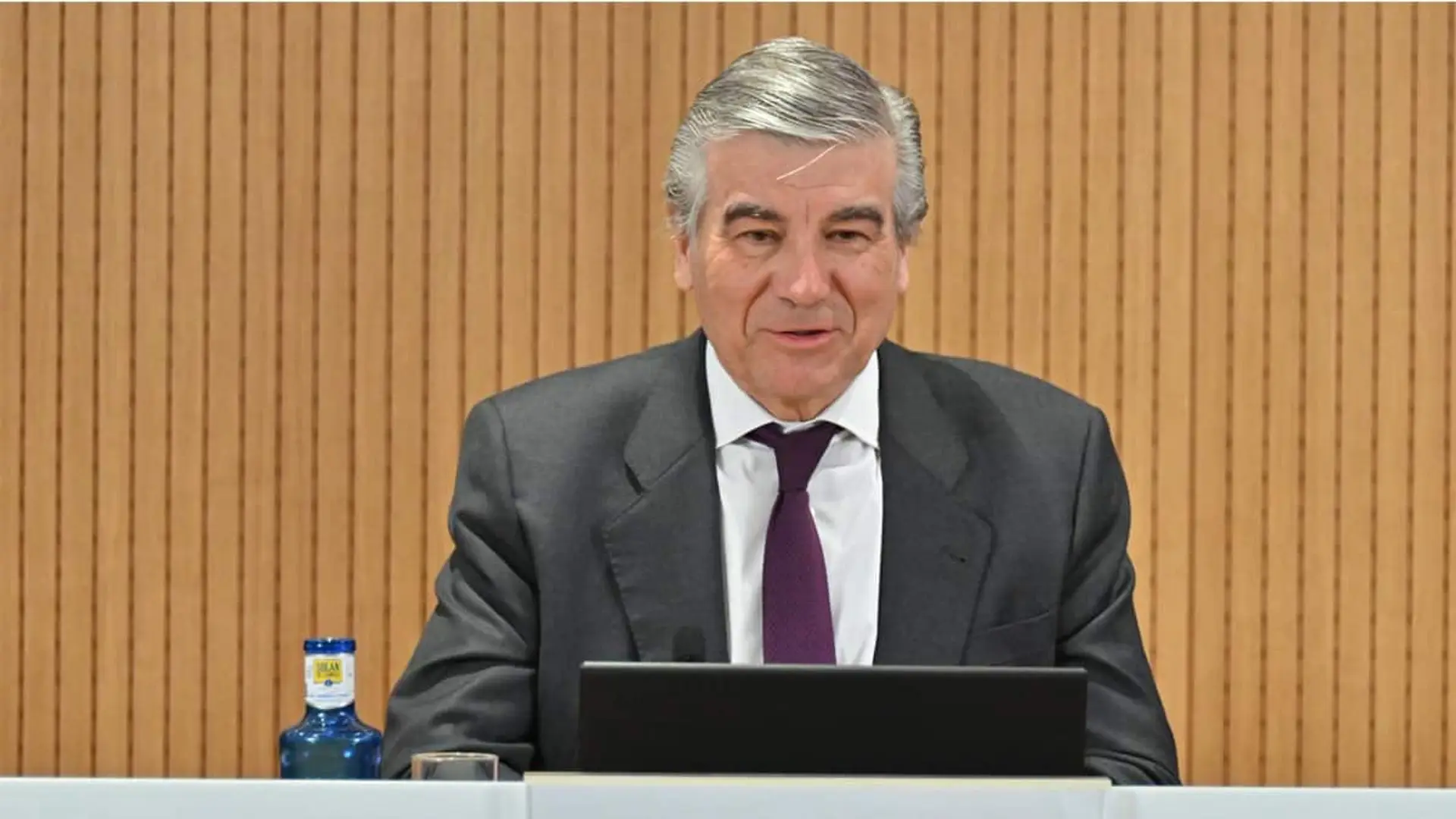 El presidente ejecutivo de Naturgy, Francisco Reynés, durante la presentación de los resultados de Naturgy en 2025.