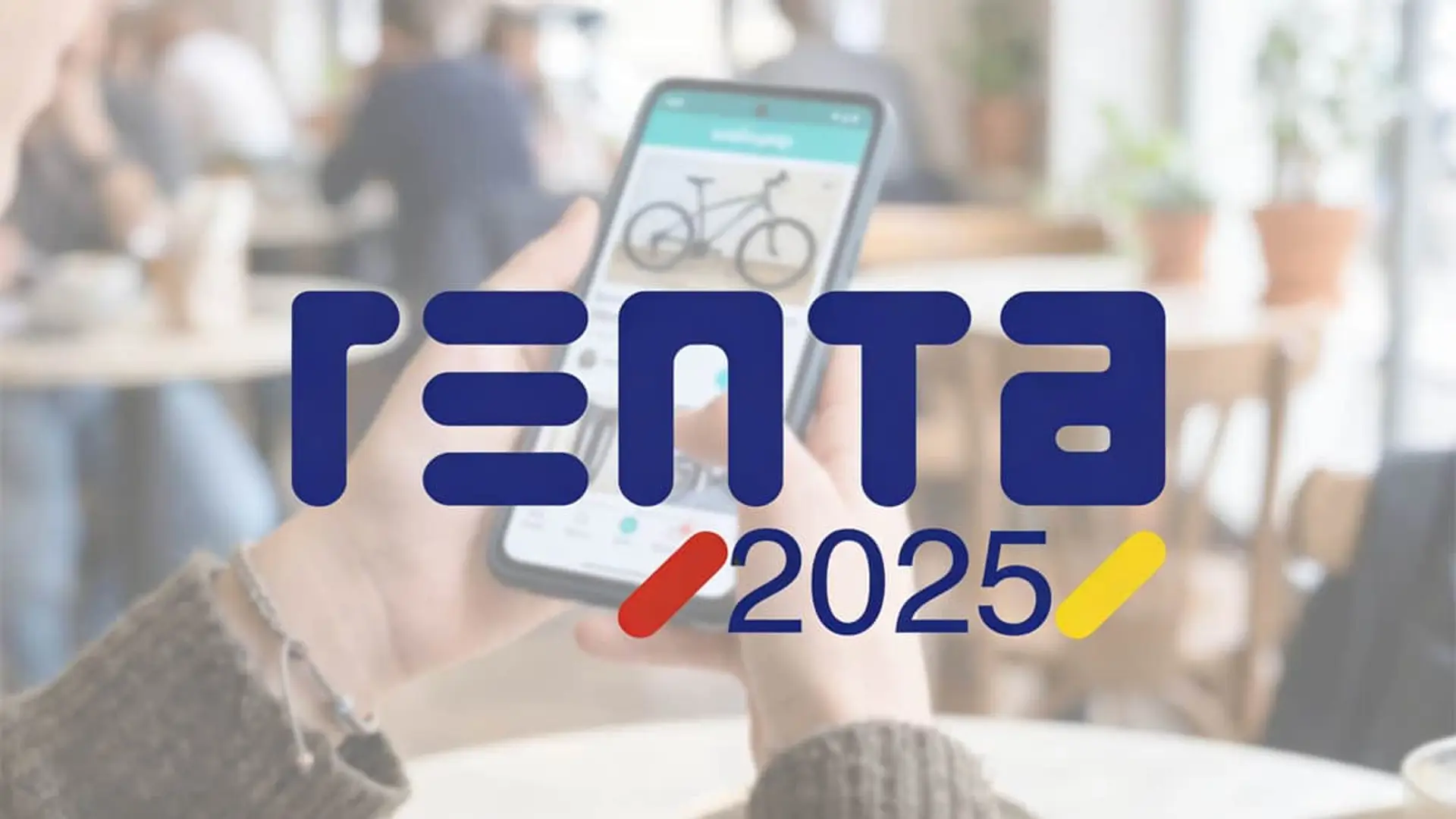 3,5 millones de avisos en la Renta: Hacienda no solo vigila lo que declaras, también te alerta si te dejas deducciones Logotipo de la Renta 2025 con un smartphone con la app de Wallapop al fondo.