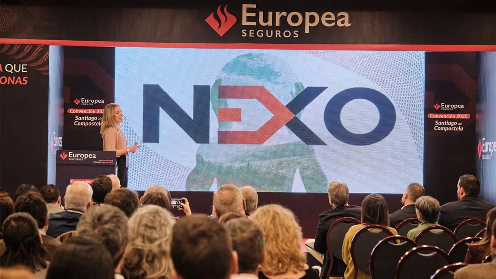 Presentación del concepto NEXO en la convención 2025 de Europea Seguros ante el equipo directivo
