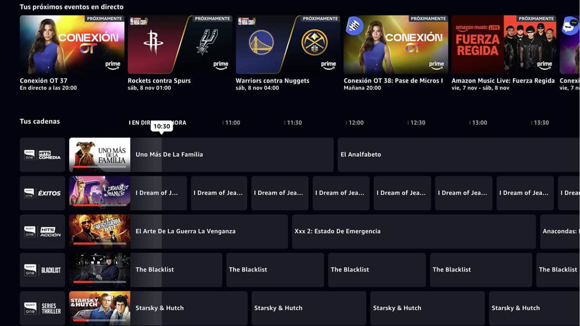 Caminales Program Sí, con los nuevos canales de Prime Video puedes ver gratis Breaking ...