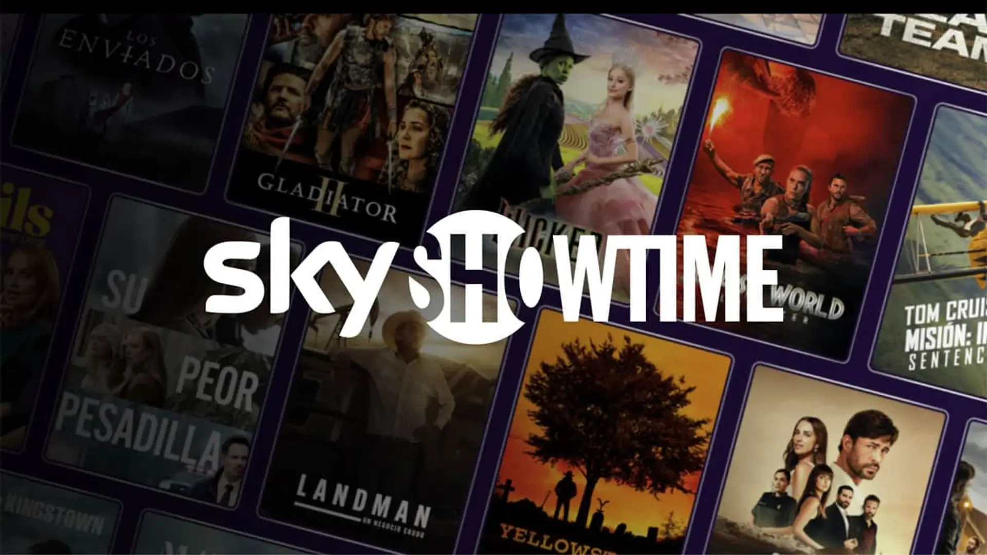 SkyShowtime sube precios en febrero: así quedan sus planes y a quién afecta el aumento Collage de películas y series destacadas de SkyShowtime como Gladiator y Misión Imposible.
